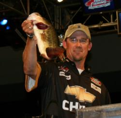 After bagging the Snickers Big  Bass on day two, pro Art Ferguson III found another kicker on day three to finish in fourth place,