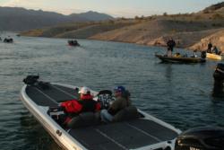 Anglers get ready for the start of the day