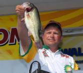King of co-anglers: by finishing fourth at Pickwick Aaron Fahnestock of Enterprise, Ala., won his second Stren Series Southeastern points title in row.