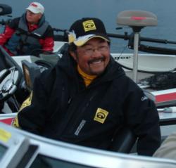 Ted Takasaki needs a big day three to claim the Angler of the Year title.