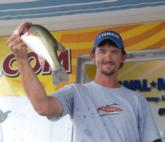 Chris Darby was the only co-angler to sack up double-digit limits all week.