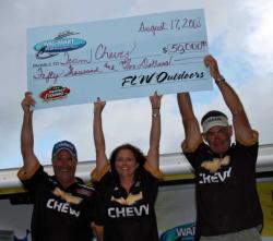 Team Chevy/Miss Micki 2 finally joins the elite list of FLW Kingfish Tour winners.