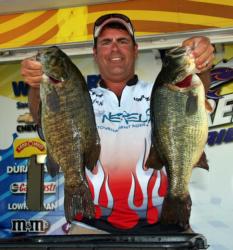 Third place pro Matthew Martin also had the biggest bass on the pro side.