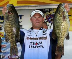 He settled for a close second on day two, but Dustin Edwards established a 5-pound lead on day three.
