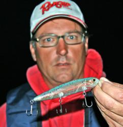 Like most of his fellow anglers, Ken Mercurio will work topwater baits in the early morning and the afternoon.