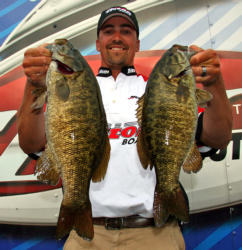 Ronald Hobbs Jr moved up one notch to fifth with a nice bag of smallies.