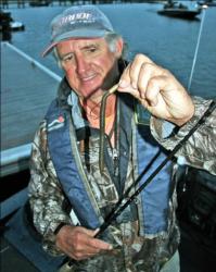Pennsylvania pro Howard Hammonds will be flipping an 8-inch Texas-rigged worm around the outer edges of grass beds. 