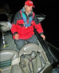 Local fisherman Lew Jenkins hopes his knowledge of the Potomac River will help him perform well in challenging conditions.