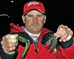 Second place pro Mike Hoskings will try frogging early, but if he can