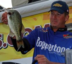 Spending his entire day upriver in the Washington, D.C. area, second place pro Bryan Schmitt finished just 13 ounces off the lead.