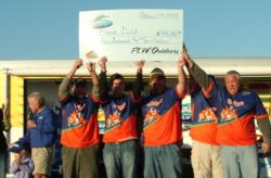 For winning the final regular season event of the 2008 Kingfish Tour season, Team Black Gold earned $44,000. 