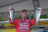 Pro Casey Ashley of Donalds, S.C., is in fourth place after day one with 13 pounds, 15 ounces.