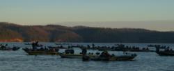 Day two of the Chevy Open on Lake Guntersville begins with sunny skies and temperatures in the low 40s.