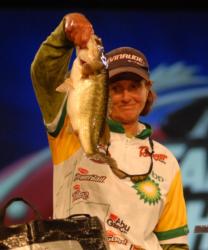 Quality bass like this have been the norm for co-angler winner Judy Israel this week.