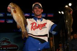 Brandon Craner of Filer, ID weighed 17 pounds, 3 ounces to lead the Western Division.