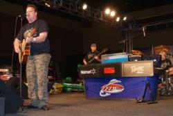 The band DoGtag gave an encore performance at the Walmart FLW Tour event Saturday. 