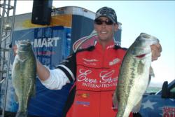 Shaun Bailey of Lake Havasu City, Ariz., finished the day in third place in the Pro Division with a catch of 31 pounds, 10 ounces.