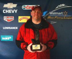 Michael Wright of Covington, Ga., earned $2,684 as the co-angler winner of the March 28 BFL Bulldog Division event.