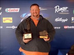 Klint Myers of Hamshire, Texas, earned $2,064 as the co-angler winner of the March 28 BFL Louisiana-Texas Division event.