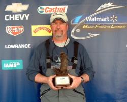 Dave Shadwick of White House, Tenn., earned $1,796 as the co-angler winner of the March 28 BFL Music City Division event.