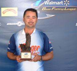 Raymond Trudeau of Saint Cloud, Fla., earned $1,713 as the co-angler winner of the April 4 BFL Gator Division event.