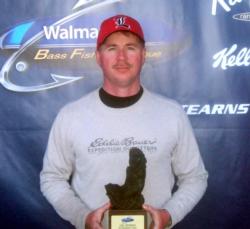 David Mouser of Elizabethtown, Ky., earned $2,343 as the co-angler winner of the April 4 BFL LBL Division event.