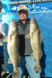 Scott Woodward of Glendive, Mont. is in fourth place with 29 pounds, 13 ounces. 