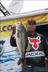 This chunky 7-pound, 14-ounce largemouth gave pro David Valdivia the day