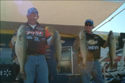 Steve Vandemark, who led after day one, finished fourth with 84 pounds, 5 ounces