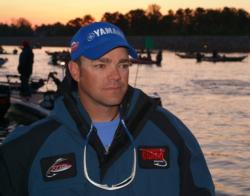 National Guard pro Tim Klinger believes sight-fishing will play a major role this week on Lake Norman. Klinger has located several bedding bass and will attempt to catch them first thing this morning.