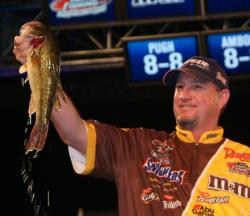 Alabama pro Greg Pugh finished the tournament in fourth place with 19 pounds, 4 ounces. Pugh earned $35,000.