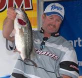 Cecil Wolf of Hanahan, S.C., charged up into second place with four bass weighing 14 pounds, 11 ounces for a three-day total of 45 pounds, 7 ounces.