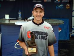 Lucas Devere of Berea, Ky., earned $2,023 as the co-angler winner of the May 2 BFL Mountain Division event.