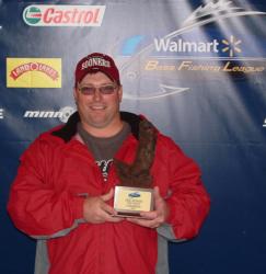 Nathan McCartney of Waukomis, Okla., earned $2,005 as the co-angler winner of the May 2 BFL Okie Division event.