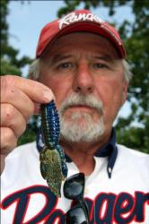 Flipping a Strike King Rodent remained productive for Tommy Ellis.