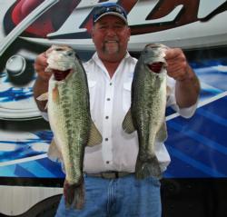 Kentucky pro David Young caught another limit and maintained his third place spot.