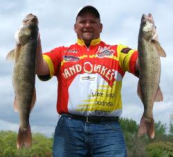 Pro Brian Bjorkman caught a five-fish limit Saturday that weighed 21 pounds, 9 ounces. He finished the event fifth.