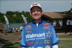FLW Tour pro George Cochran was back in top form after having gall bladder and kidney stone surgery last month, netting a 20th-place finish during the first day of Walmart Open competition.