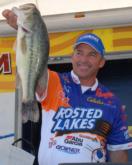 Kellogg's pro Clark Wendlandt weighed in the tournament's biggest limit and biggest bass on day two to jump into fourth place.