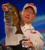 Veteran co-angler Todd Lee of Jasper, Ala., finished third with three bass weighing 6 pounds, 3 ounces to collect $7,500.