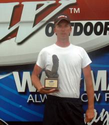 Jeff Reed of Summertown, Tenn., earned $1,733 as the co-angler winner of the May 16 BFL Bama Division event.