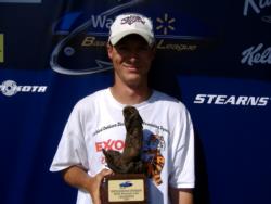 David OFlynn of Gainesville, Va., earned $2,005 as the co-angler winner of the May 16 BFL Shenandoah Division event.