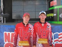 The Lamar University team of Danny Iles of Hemphill, Texas, and Matt Morrison of Silsbee, Texas, finished the FLW College Fishing event at Lake Amistad in fourth place.