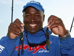 Pro leader Ish Monroe will stick with his Snag Proof Phat Frog and a Texas-rigged Sweet Beaver.
