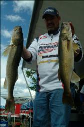 Rick Olson of Mina, S.D. is in fourth place with 14 pounds, 13 ounces.
