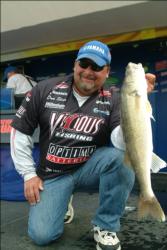 Dan Stier of Pierre, S.D. is in fourth place with 40 pounds, 8 ounces.