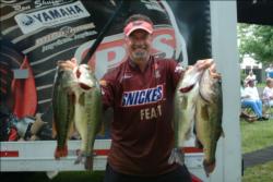 Chris DIllow of Waynesboro, Va. is in second place in the pro division with 37 pounds, 15 ounces.