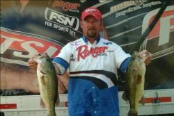 Terry Olinger of The Plains, Va. is fifth in the pro division with 36 pounds, 1 ounce.