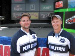 The Penn State University team of David Grube of Denver, Pa., and David Steinour of Gettysburg, Pa., placed fourth.