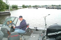 After a tough first day on which he weighed one fish, Gary Roach of Merrifield, Minn. rebounded on day two with a limit of five weighing 5 pounds, 11 ounces. 